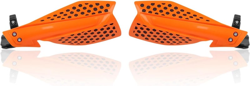 HAONEL Universal Dirt Bike Handguards 7/8" 22mm Plastic Motorcycle Handlebar Lever Hand Protector Accessories for Off-Road Motocross Enduro ATV Pit Bike(Orange and Black) - Image 5
